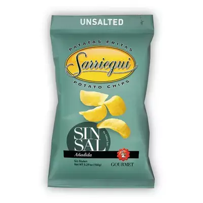 Chips de pomme de terre Premium Sans sel Ajouté Gourmet Sarriegui