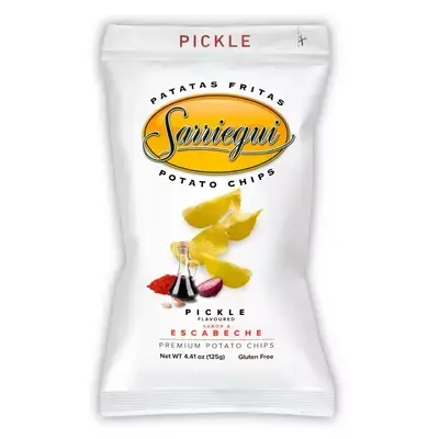 Chips de pomme de terre Premium Saveur Pickles Sarriegui