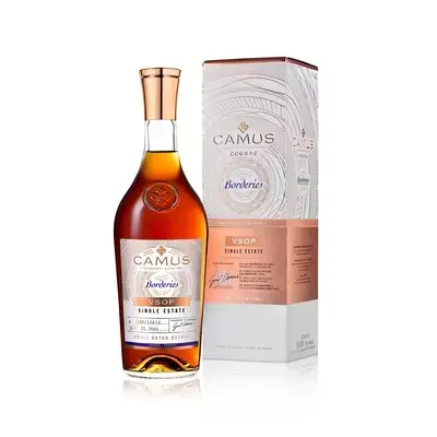 COGNAC CAMUS VSOP BORDERIES - Single Estate - 70cl 40° - Avec étui - Maison Indépendante Depuis 1863