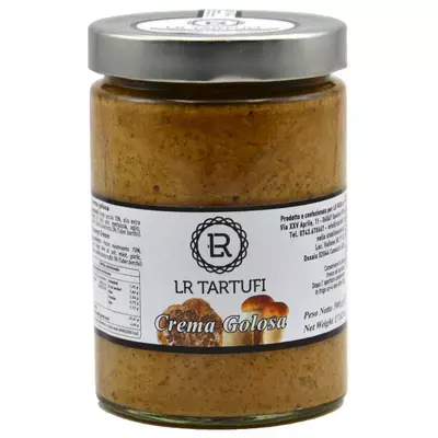 Crème gourmande cèpes et truffe Blanche 500gr - LR Tartufi