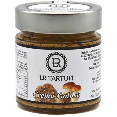 Crème gourmande cèpes et truffe Blanche 200gr - LR Tartufi