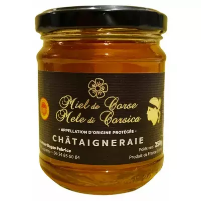 Miel de Châtaigneraie de Corse AOP-AOC 250g - Fabrice Dugas