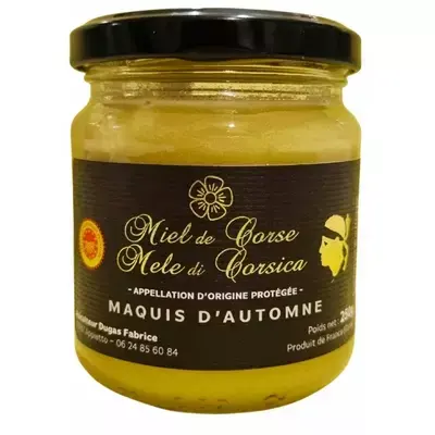 Miel de Maquis d' automne de Corse AOP-AOC 250g - Fabrice Dugas