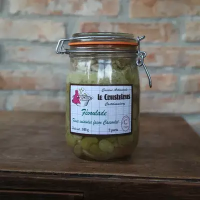 FEVOULADE, fèves cuisinées façon Cassoulet 840g - Le Coustelous