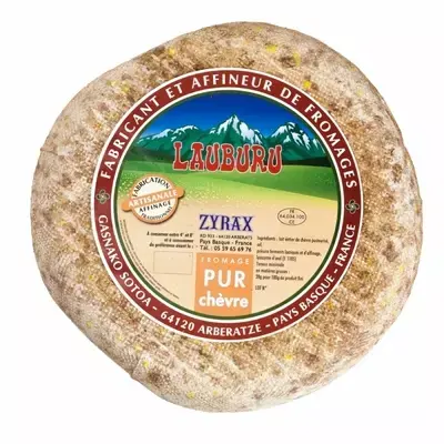 Tomme de Pur chèvre au lait cru 6 kg - LAUBURU-ZYRAX