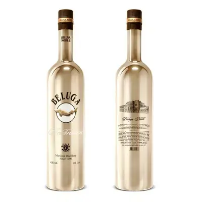 Vodka Beluga Celebration Gold Noble Russian