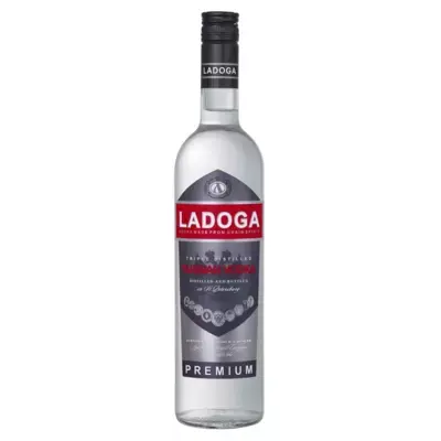 Vodka Ladoga Premium Triple distilled Vodka Russe