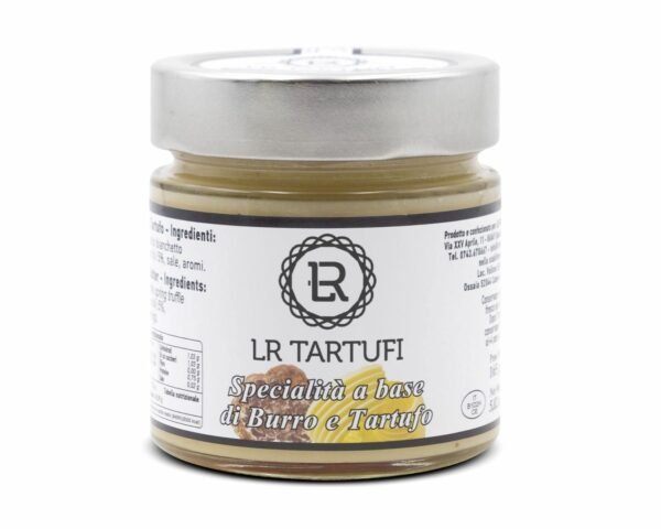 Beurre salé de Normandie à la truffe blanche 165gr - LR Tartufi