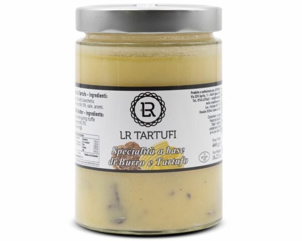 Beurre salé de Normandie à la truffe blanche 460gr - LR Tartufi