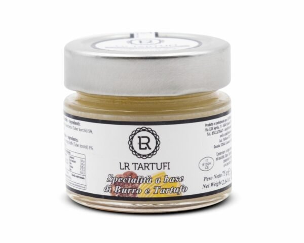 Beurre salé de Normandie à la truffe blanche 75gr - LR Tartufi