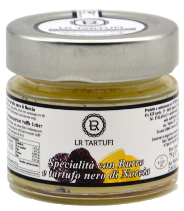 Beurre salé de Normandie à la truffe noire 75gr - LR Tartufi