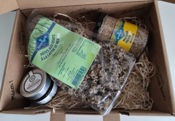 Coffret cadeau Gourmet 3 produits dont lamelles de truffe