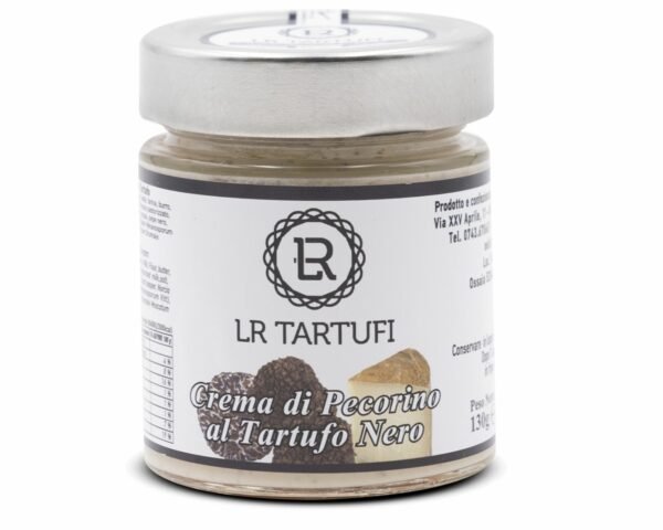 Crème de Pecorino à la truffe noire 130gr - LR Tartufi