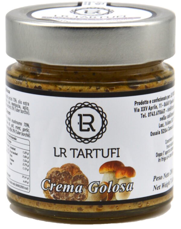 Crème gourmande cèpes et truffe Blanche 200gr - LR Tartufi