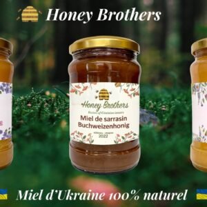 Lot Découverte 3 Miels des terroirs Ukrainiens Honeys Brothers 100% naturel