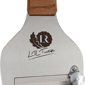 Mandoline pour truffes manche en bois d'olivier lame lisse ou ondulé - LR Tartufi
