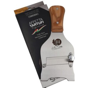 Mandoline pour truffes manche en olivier lame lisse - LR Tartufi