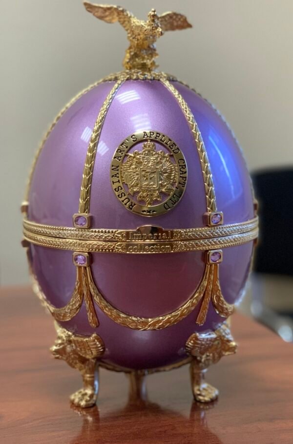 Vodka Impérial Collection Oeuf Fabergé Lillas métallisé