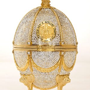 Vodka Imperial Collection Oeuf Fabergé Diamond avec cristaux Swarovski