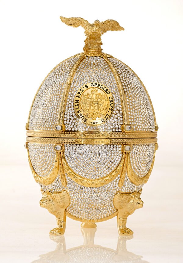 Vodka Imperial Collection Oeuf Fabergé Diamond avec cristaux Swarovski