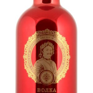 Tsarskaya Gold Edition Limitée Rouge brillante Vodka Russe